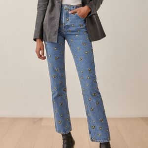 Mixed Emotions High Rise Straight Jeans